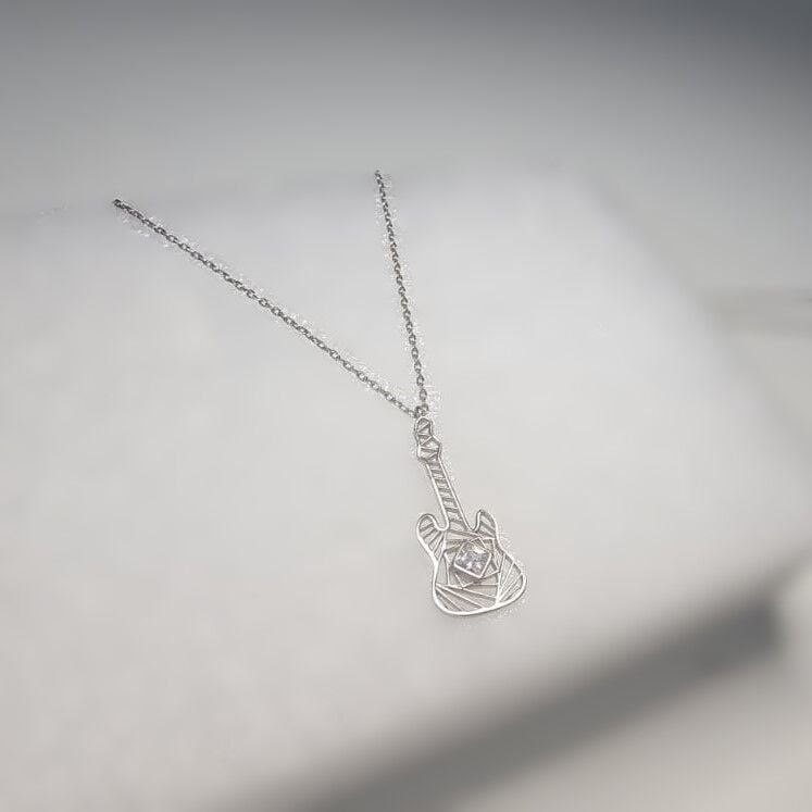 Gitar Kolye ve Zincir