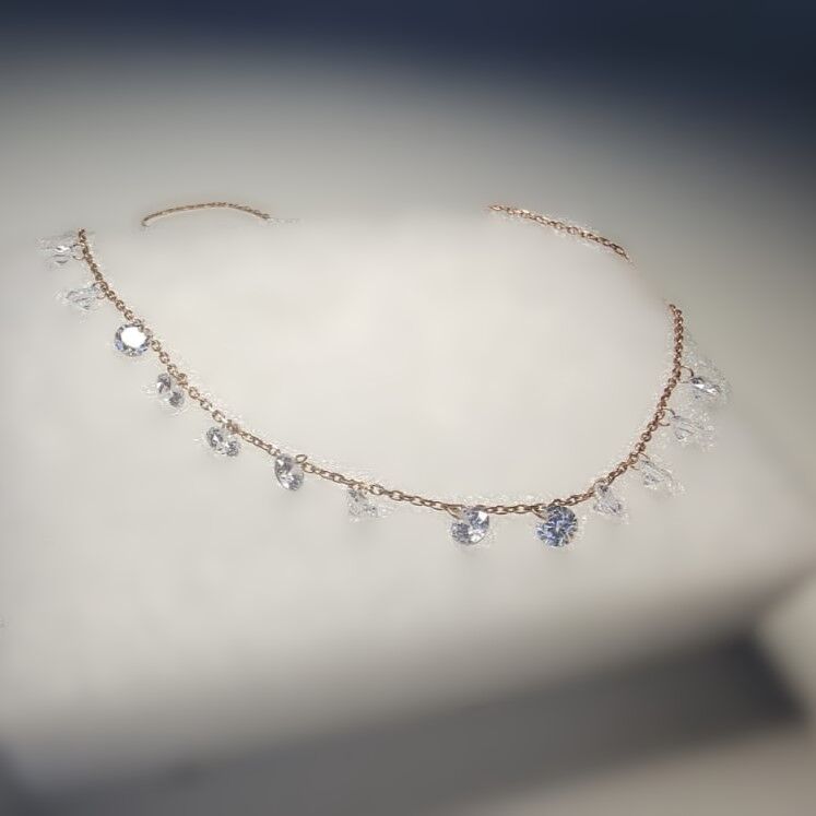 Taşlı Gerdanlık Kolye