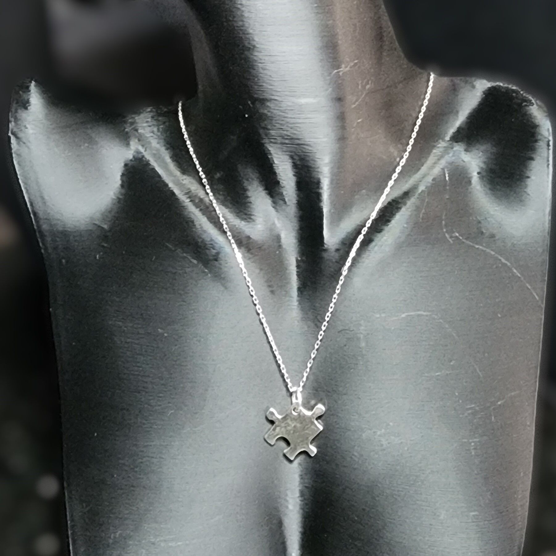 925 Ayar Gümüş Puzzle Kolye Ucu