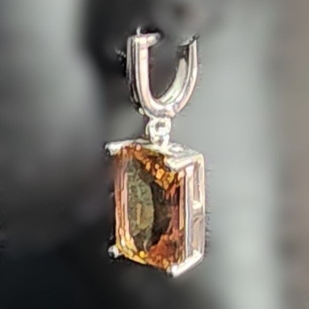 925 Ayar Gümüş Kare Sultanit Set