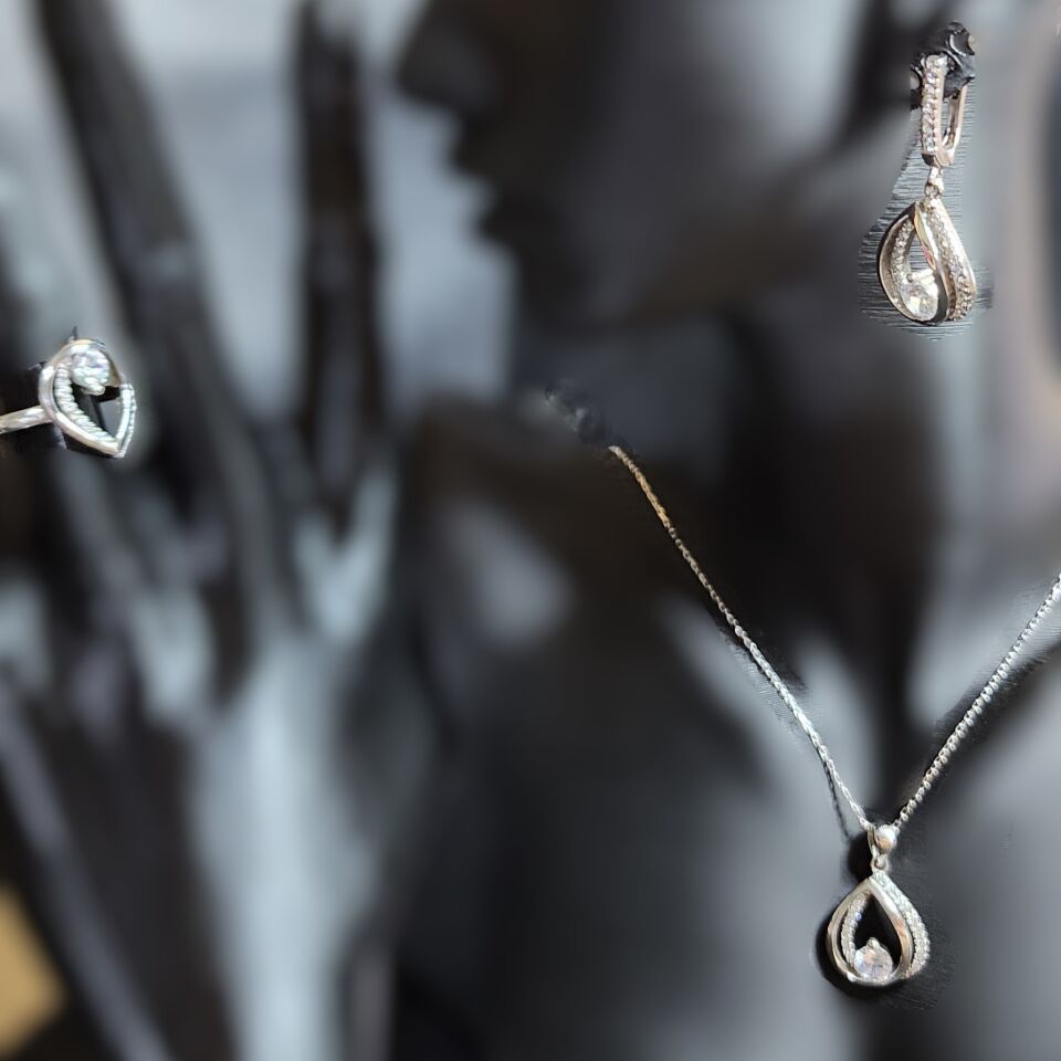 925 Ayar Gümüş Zirkon Set