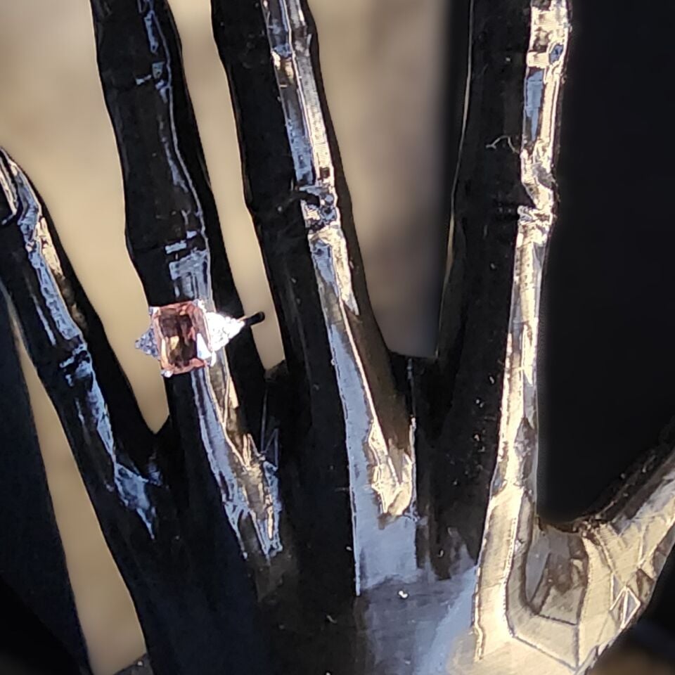 925 Ayar Gümüş Sultanit Baget Yüzük