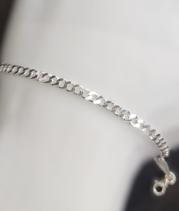 925 Ayar Gümüş Unisex Zincir Bileklik