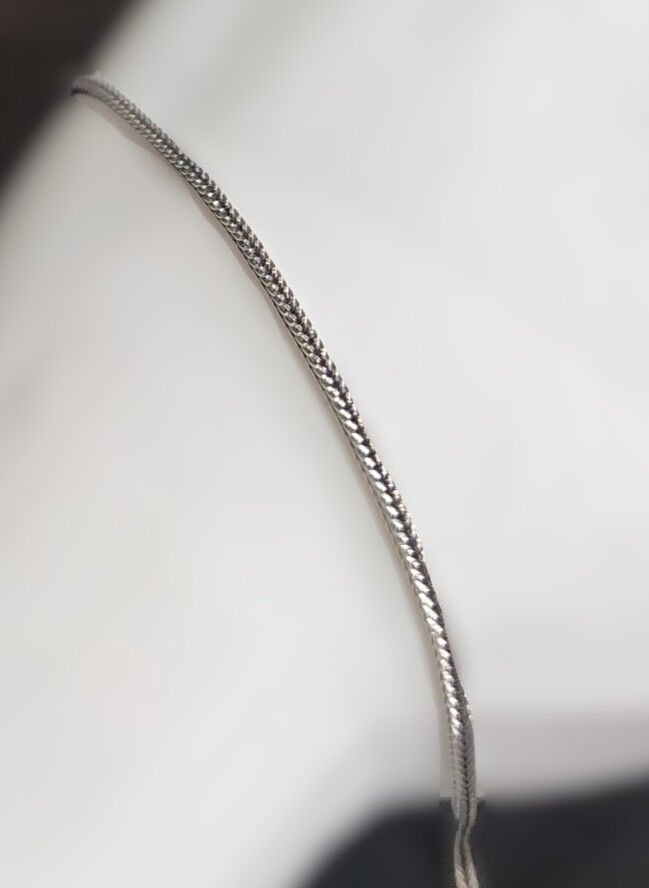 925 Ayar Gümüş Unısex Zarif Zincir Bileklik