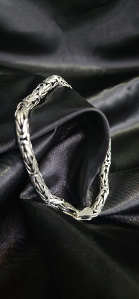 925 Ayar Gümüş 0,5 cm kalınlık Kral Zincir